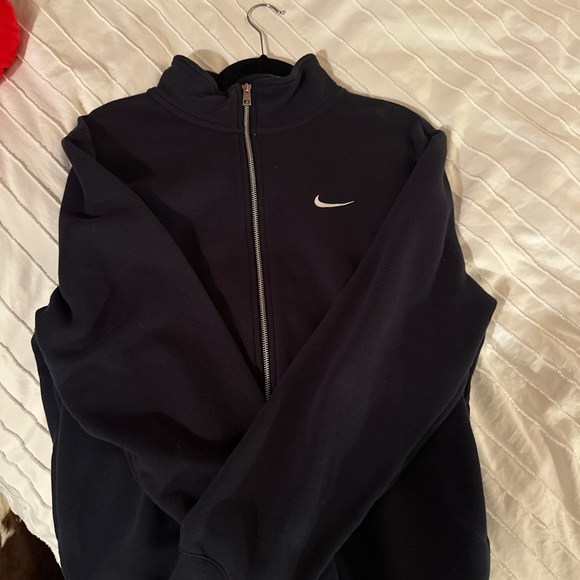 Nike Dark Blue and Gray Jacket - Picture 1 of 2